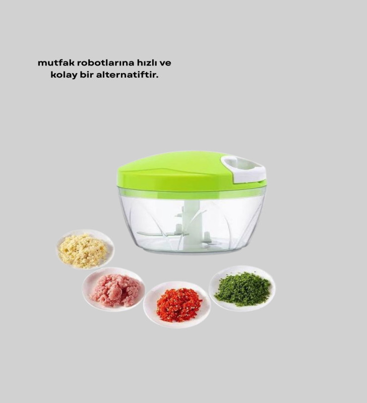 Hızlı Manuel Soğan Doğrayıcı Mutfak Aparatı - Lisinya