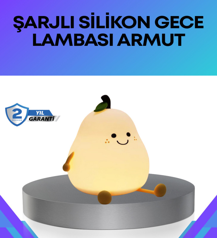 Modern Armut Gece Lambası Kablosuz Şarjlı LED Aydınlatma - Lisinya