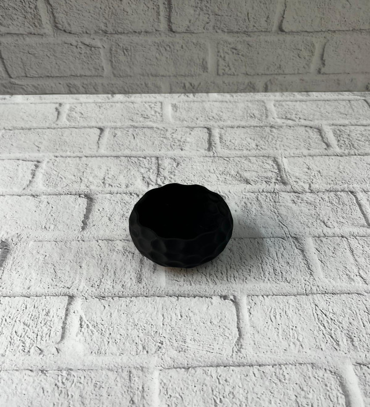 MİNİ SİYAH SAKSI - Lisinya