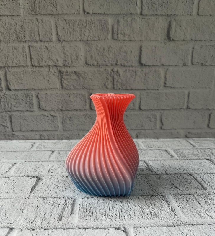 Romantik Kalp Figürlü Süslük Vazo Modern Tasarım 15 cm - Lisinya