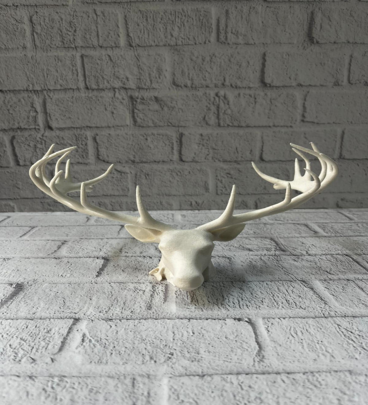 odern Geyik Başı Biblo 25 cm Zarif Masa Üstü Dekor - Lisinya