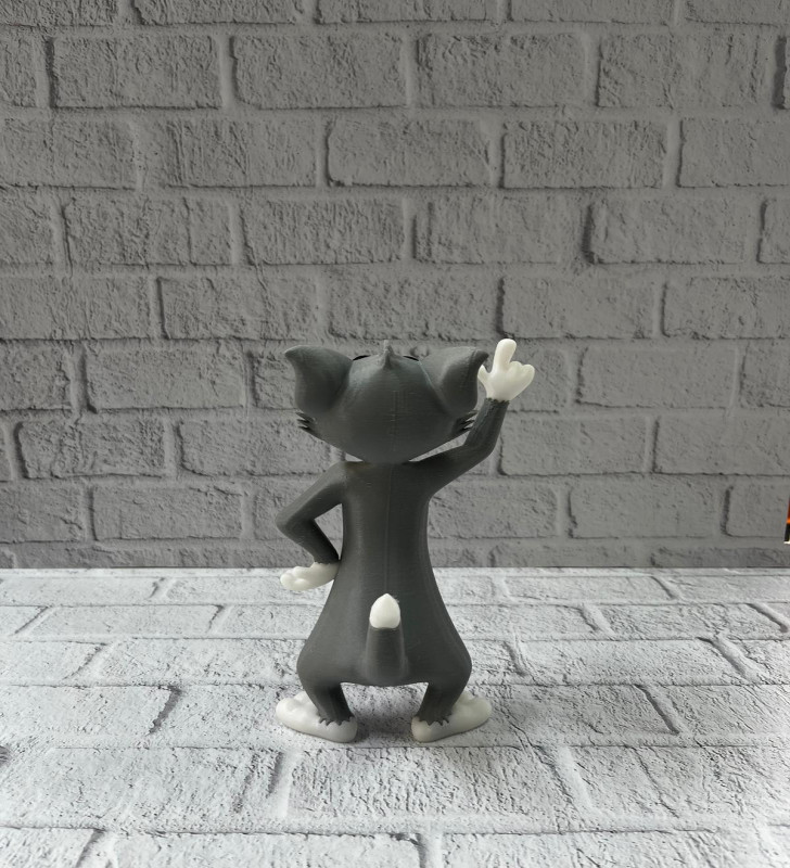 Tom Kedi Biblo 22 cm Hediyelik Dekoratif Ev Ofis Aksesuarı - Lisinya