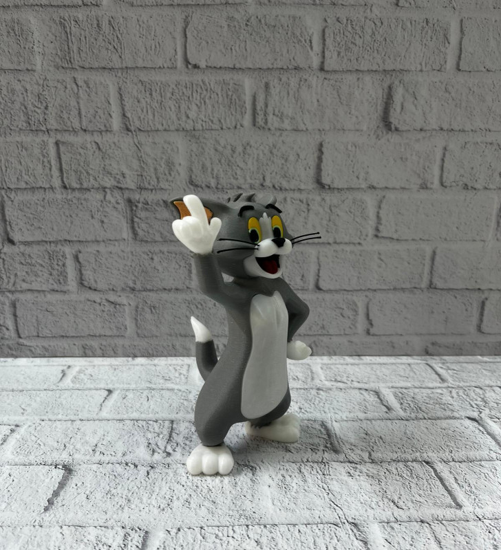 Tom Kedi Biblo 22 cm Hediyelik Dekoratif Ev Ofis Aksesuarı - Lisinya