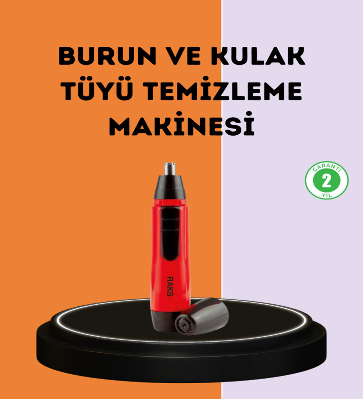 Kulak Burun Tüy Temizleme Makinesi Raks Leo Pilli Kuru Kullanım - Lisinya