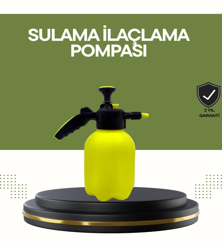 Araç Temizleme Püskürtücü 2L Basınçlı Bakır Nozullu Cila Sprey - Lisinya