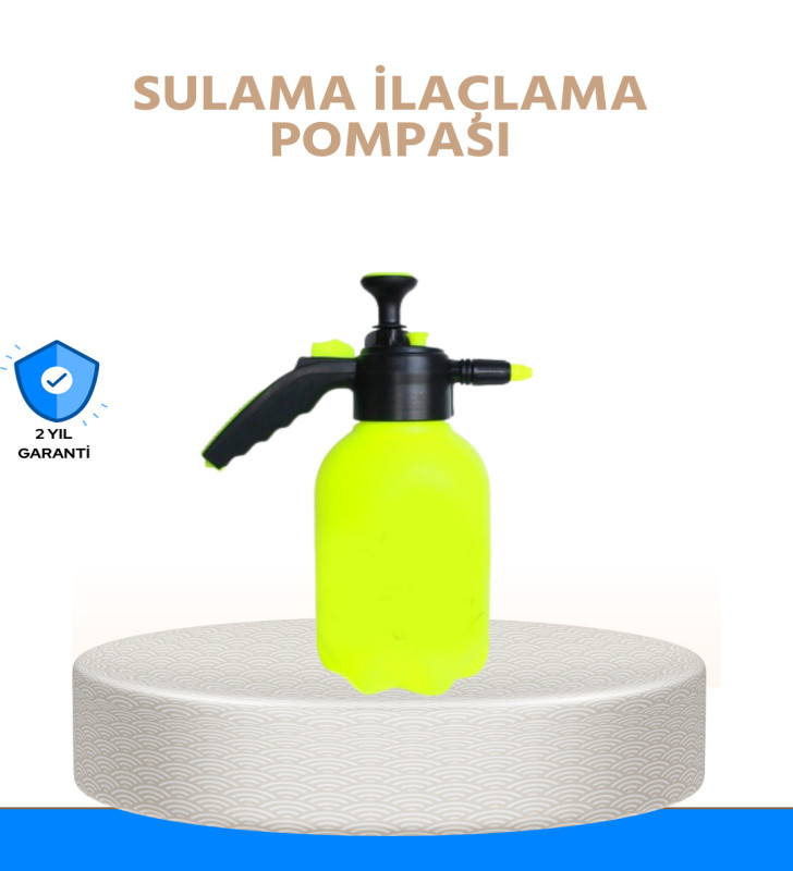 2L Bahçe ve Araç Temizlik Pompası Bakır Uçlu Basınçlı Sprey - Lisinya