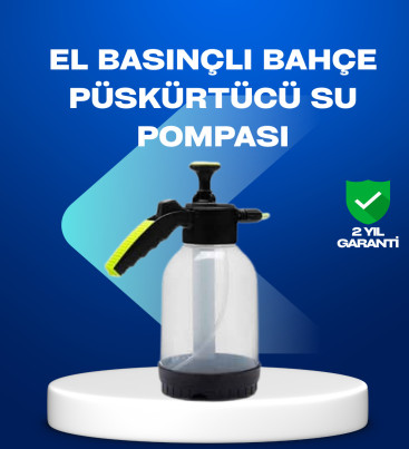 Basınçlı Manuel Köpük Pompası 2L Ayarlanabilir Sprey Başlıklı Temizlik - Lisinya