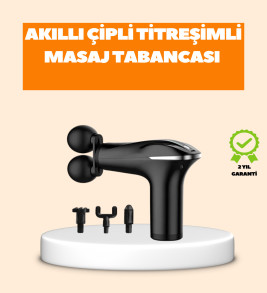 Titreşimli Masaj Aleti Şarjlı Masaj Tabancası Spor Sonrası Kas Gevşetici - Lisinya