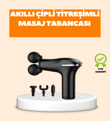Titreşimli Masaj Aleti Şarjlı Masaj Tabancası Spor Sonrası Kas Gevşetici - Lisinya