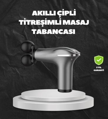 4 Başlıklı Şarjlı Masaj Tabancası Bel Sırt Boyun Bacak Kas Rahatlatıcı - Lisinya