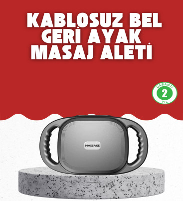 Fonksiyonlu Şarjlı Masaj Aleti 6 Başlık 2000 mAh Ergonomik Gövde - Lisinya