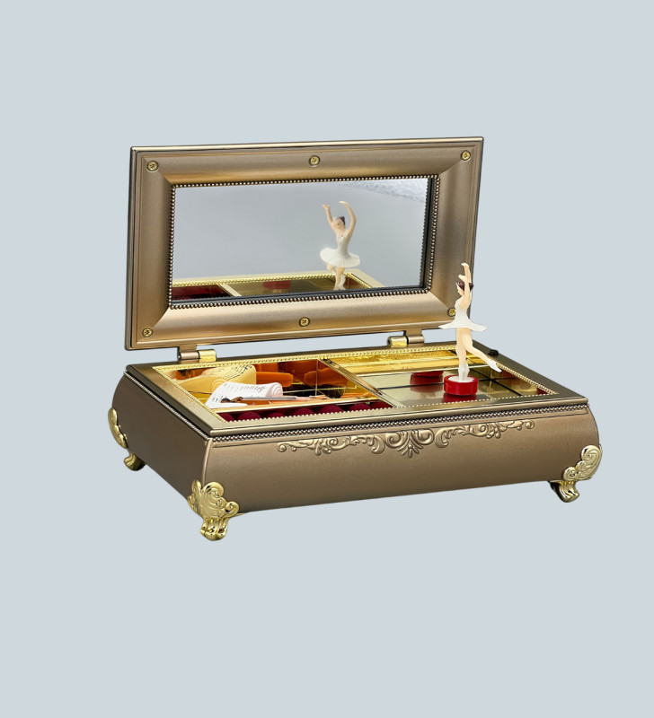 Kız Çocuk Oyuncak Piyano Görünümlü Balerinli Müzik Kutusu - Lisinya