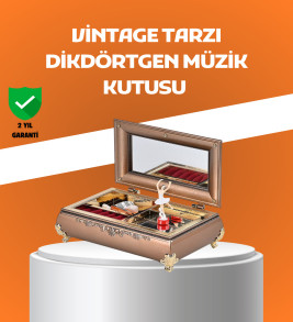 Müzikli Balerin Figürlü Takı Kutusu Piyano Desenli Dekoratif - Lisinya