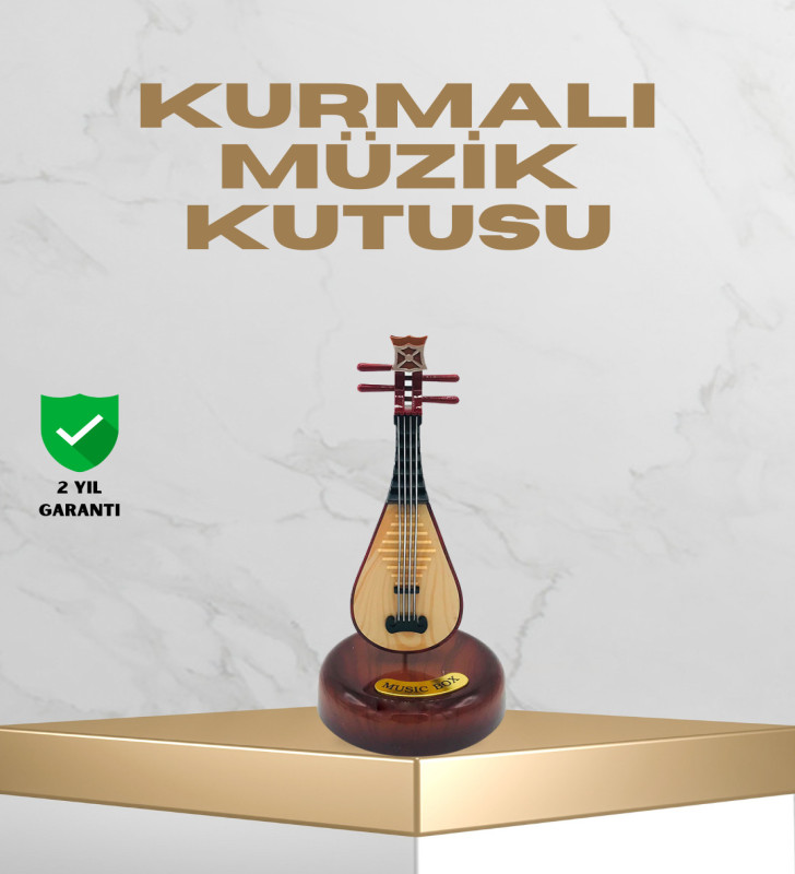 Ud Sembolü Müzik Kutusu Estetik Tasarım Melodi Destekli - Lisinya