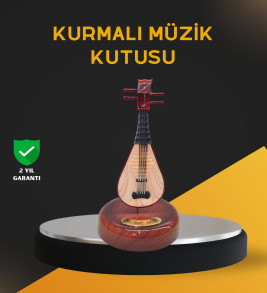 Klasik Ud Figürlü Melodili Müzik Kutusu Şık Hediyelik - Lisinya