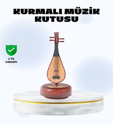 Enstrüman Şeklinde Müzik Kutusu Lüt Tasarım Melodious Music - Lisinya