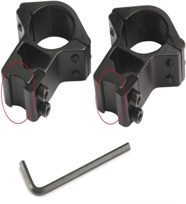 -25.4mm dürbün için 11mm YÜKSEK Havalı / Av tüfeği Ayağı ( Lisinya )