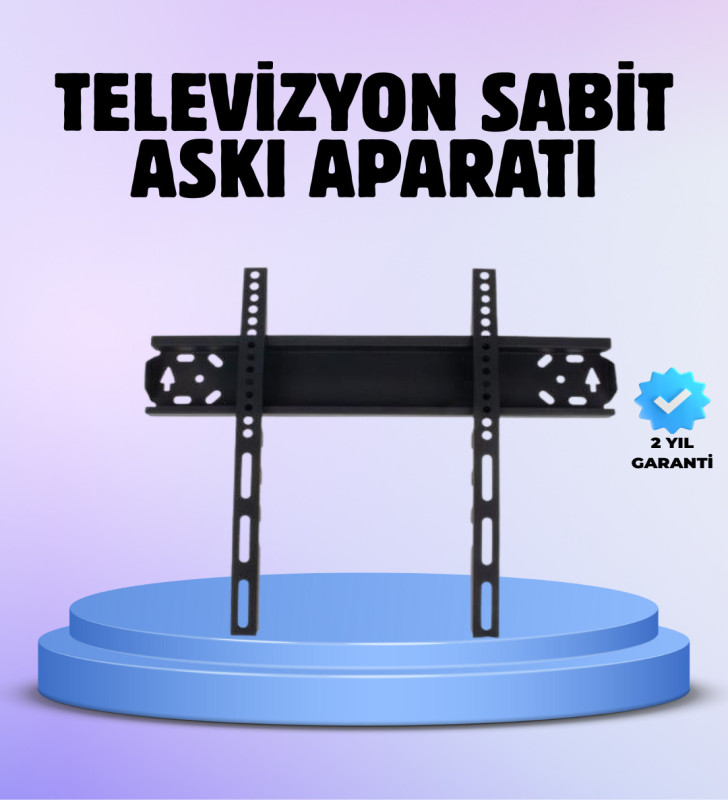 LCD LED Plasma TV Askı Aparatı 32-65 İnç Uyumlu 3 Kademeli Ayar - Lisinya