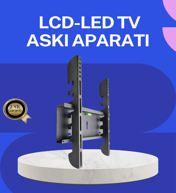 32” LED TV Askı Aparatı Güçlü Taşıma Kapasitesi 2 Yıl Garantili - Lisinya