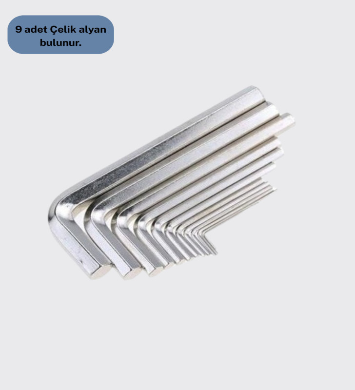 9 PARÇA ALYAN SETİ - Lisinya