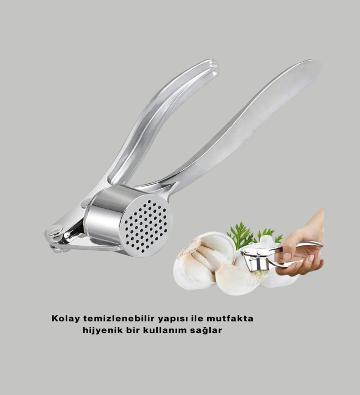 Profesyonel Sarımsak Ezici Sağlam Yapı ve Rahat Kavrama - Lisinya