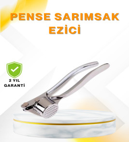 Metal Sarımsak Ezici Ergonomik Tutma ve Güçlü Presleme - Lisinya