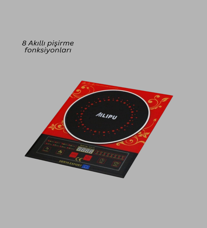 8 Akıllı Pişirme Menülü LED Ekranlı İndüksiyon Ocak - Lisinya