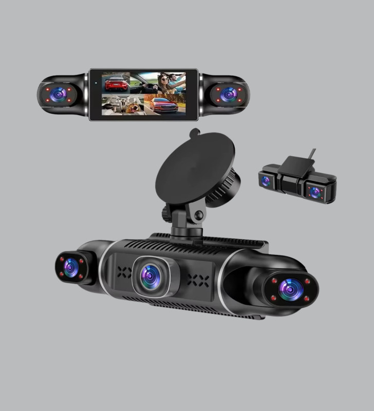 1080P 4 Kanallı Araç Kamerası GPS + WiFi + G Sensör Destekli - Lisinya