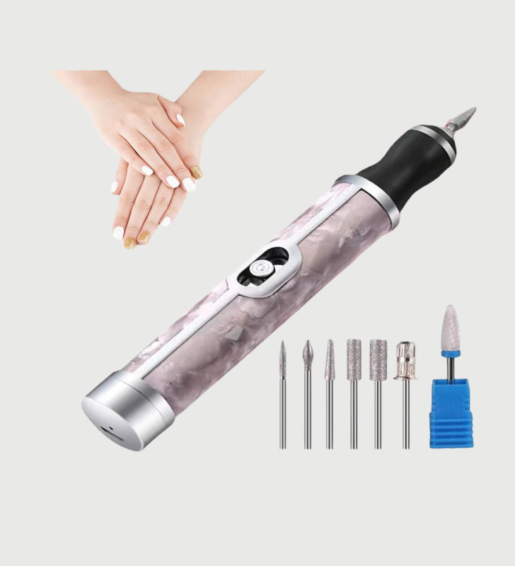 Ergonomik Saplı 20.000 RPM Hız Kontrollü Manikür Pedikür Makinesi - Lisinya