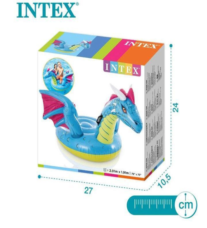 intex Tutunmalı Mistik Ejderha Binici 201 Cm - 57563 (Lisinya)
