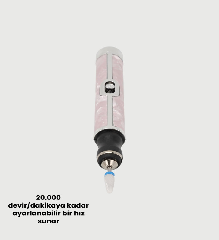 USB Şarjlı Profesyonel 20.000 RPM Elektrikli Oje Sökücü ve Tırnak Bakım Aleti - Lisinya