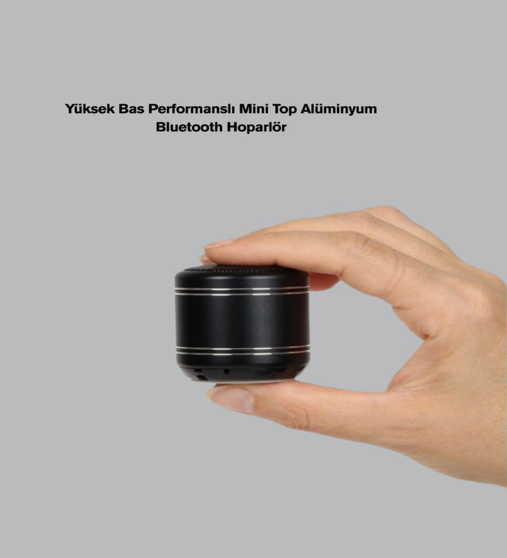 Mini Alüminyum Bluetooth Hoparlör Yüksek Bas Performansı - Lisinya