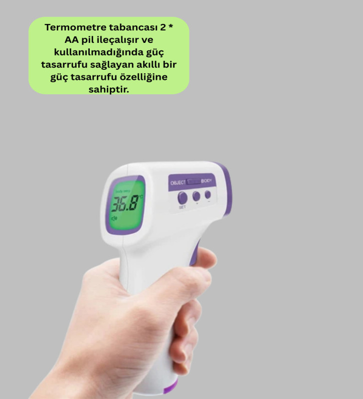 LCD EKRAN TEMASSIZ ATEŞ ÖLÇER - Lisinya