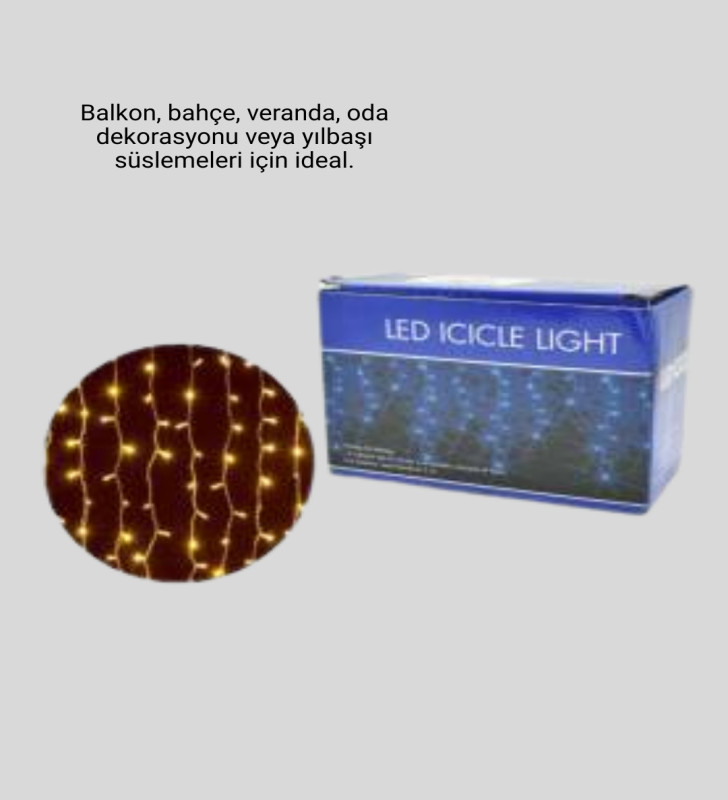 SAÇAKLI 4 METRE PERDE LED - Lisinya