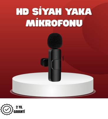 2’li Kablosuz Yaka Mikrofonu iPhone İçin Profesyonel Video Ses - Lisinya