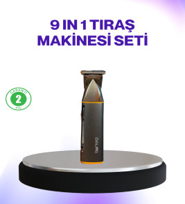 9’u 1 Arada Şarjlı Erkek Bakım Cihazı Saç Sakal Bıyık Ense Trimmer - Lisinya