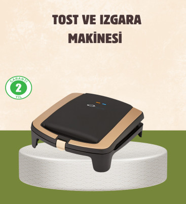 Tost Makinesi Isı Kontrollü 4 Dilim Kapasiteli - Lisinya