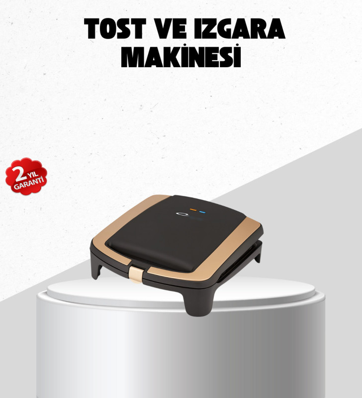 Tost Makinesi Ev Tipi Pratik Kullanım 4 Tost Kapasiteli - Lisinya