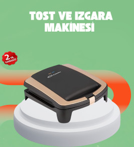 Tost Makinesi 4 Dilim Kapasite 1500 Watt Hızlı Isıtma - Lisinya