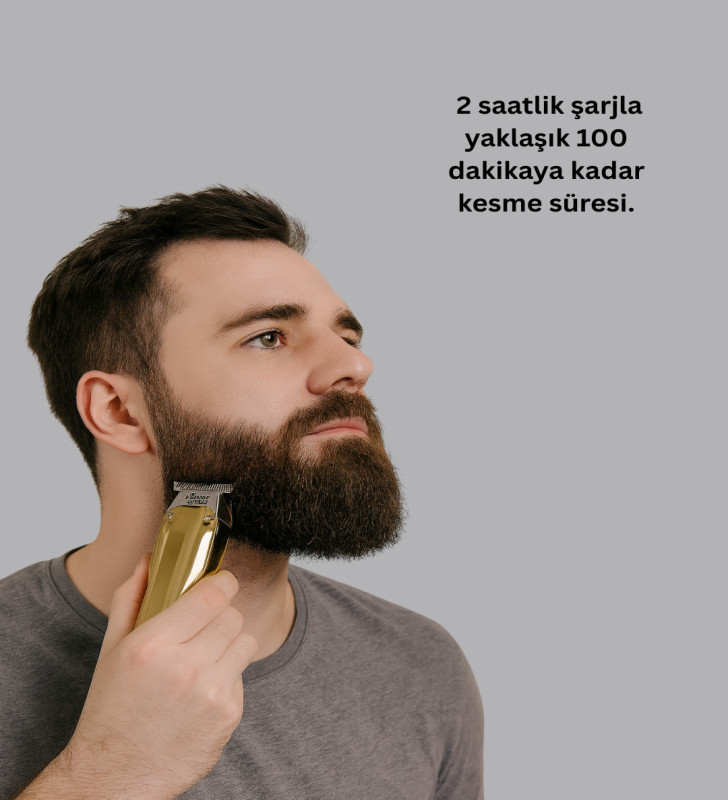 USB Şarjlı Saç Sakal Kesme Makinesi Hassas Detay Kesim İçin - Lisinya