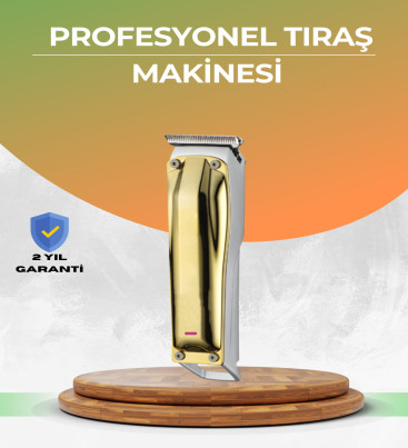 Berber Tipi Saç Sakal Kesme Makinesi USB Şarjlı Sessiz Motorlu - Lisinya