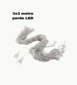 3x3 LED Işık Perdesi Şelale Model İç Dış Mekân Dekorasyonu - Lisinya