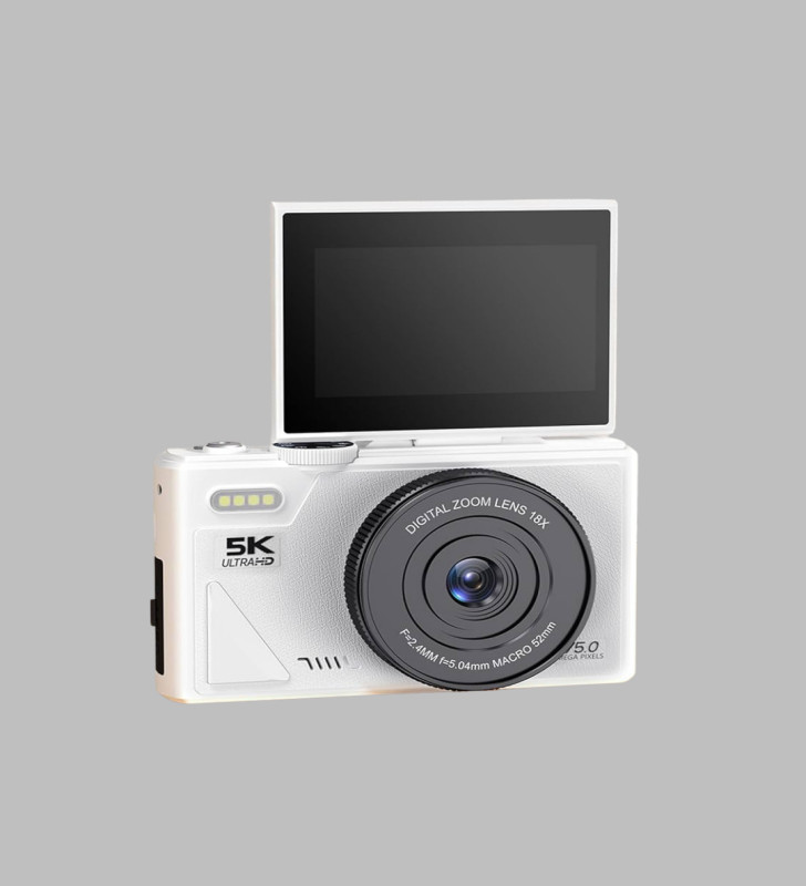 5K UHD Dijital Kamera WiFi Bağlantılı Otofokus 18x Zoom Taşınabilir - Lisinya