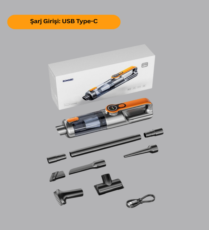Kablosuz Vakumlu El Süpürgesi Güçlü Performans Çok Amaçlı - Lisinya