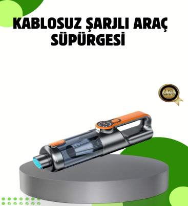 Şarjlı Kablosuz El Süpürgesi Yüksek Emiş Güçlü ve Çok Başlıklı - Lisinya