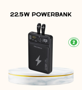 Powerbank Hızlı Şarj 10000 mAh Dahili Kablo - Lisinya