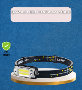 Taşınabilir Şarjlı LED Fener XPE95LM COB120LM Manyetik Gövde - Lisinya