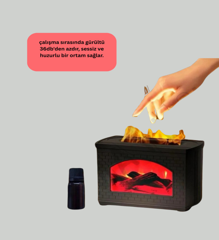 USB Güçlü Ultrasonik Hava Nemlendirici Sessiz Çalışan 270 ml Difüzör - Lisinya