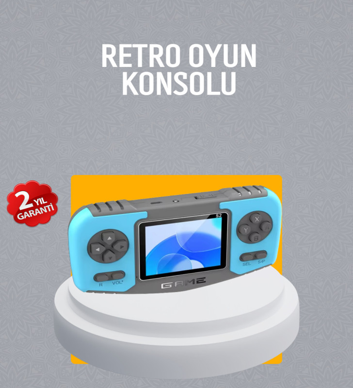 Mini Arcade Oyun Konsolu Hafif Taşınabilir Çocuk Hediyelik - Lisinya