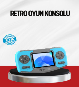 El Tipi Retro Oyun Konsolu Çocuklara Özel Portatif Oyun Makinesi - Lisinya